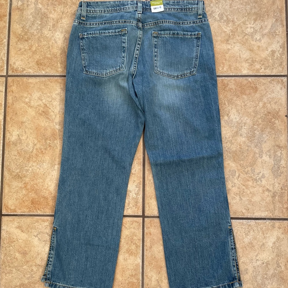 Old Navy Ankle Jeans Size 8 Slim Straight 100% Cotton Denim New with Tags!